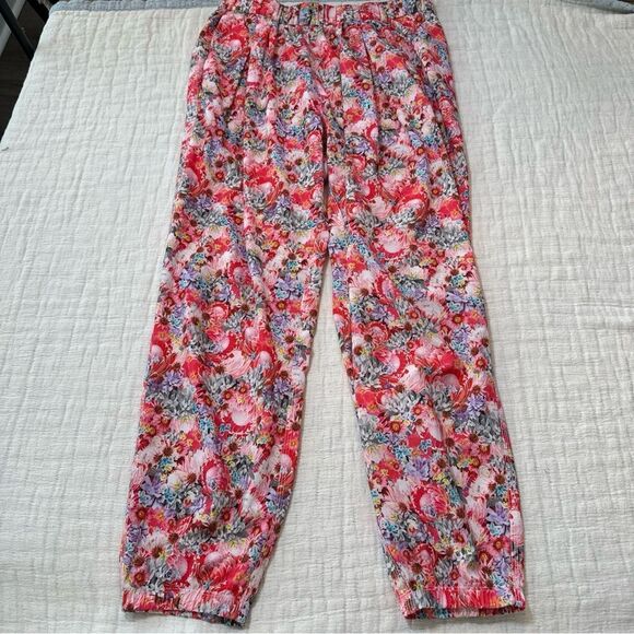 Lululemon Rollin with my Omies Jogger Floral Pants 6 Athleisure Lightweight - Picture 3 of 9